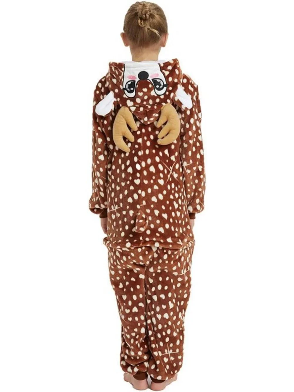 Cozy Kids Deer Onesie - Cute Reindeer Pajama Costume for Halloween & Christmas